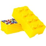 STORAGE BRICK 8 GIALLO LEGO