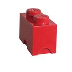 STORAGE BRICK 2 ROSSO LEGO