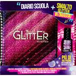DIARIO SCUOLA 16M + SMALTO GLITTER