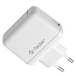 CARICA BATTERIA DA RETE USCITA USB 1000 MAH BIANCO