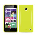 COVER POSTERIORE X NOKIA LUMIA 630/635 GIALLO FLUO