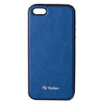 COVER POSTERIORE IPHONE 6 PLUS EFFETTO PELLE BLU