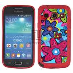 COVER POSTERIORE TPU X SAMSUNG G3500/3502 FLOWER