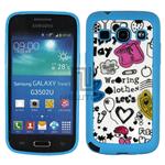 COVER POSTERIORE TPU X SAMSUNG G3500/3502 LOVE