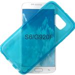 CUSTODIA IN SILICONE X SAMSUNG G920 GALAXY S6 AZZURRO