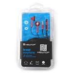 AURICOLARE STEREO C/MICR. TASTO RISP. REGOLAZ. VOLUME BLU
