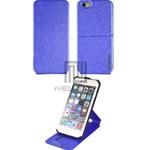 CUSTODIA IN ECOPELLE N-TOP X IPHONE 6 PLUS BLU