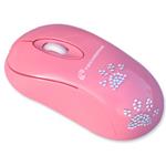 MOUSE OTTICO MINI CON DIAMANTI USB PINK
