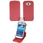 COVER CUSTODIA LIBRO X SAMSUNG GALAXY I9060 GRAND NEO ROSSO