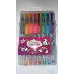 PENNE GEL GLITTER PROFUMATE EXPO PZ 8 LEBEZ