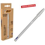 PENNA BIC CRISTAL METAL RE-NEW + 2 REFIL BLU