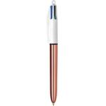 PENNA A SFERA BIC 4 COLORI ROSE GOLD