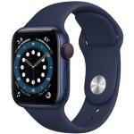 APPLE WATCH SERIE 6 GPS + CELL 40MM M06Q3TY/A BLUE DP ALUMINIUM SPORT NAVY 