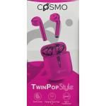 AURICOLARE COSMO TWINPOP STYLE STEREOFONICO BLUETOOTH FUCSIA