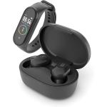 AURICOLARE BLUETOOTH 5.0 KEPLER + TRACKER ATTIVITA' LEDWOOD NERO