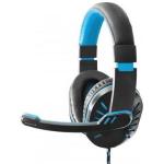 CUFFIE C/MICROFONO X GAMING MULTIMED. BLACK/BLU HX330 ESPERANZA 