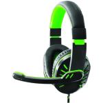 CUFFIE C/MICROFONO X GAMING MULTIMED. BLACK/GREEN EGH330G ESPERANZA 