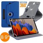 COVER CUSTODIA UNIVERS. X TAB DA 8-9" ROTATING BLU