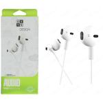 AURICOLARE OXYN STEREO C/MICR. TASTO RISP. JACK 3,5 OXCF01 BIANCO