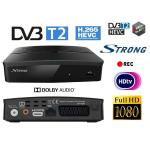 DECODER DIGITALE STRONG SRT 8209 TERRESTRE FULL HD USB RECORDING NERO