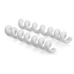 CABLE ORGANIZER ELASTIC SPRING WHITE 