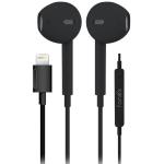 AURICOLARE STEREO C/MICR. TASTO RISP. LIGHTNING NERO FONEX