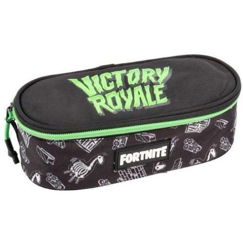 ElettroCart: elettronica e cancelleria - Scheda prodotto: 79167 - ASTUCCIO  OVALE ORG.VICTORY ROVALE FORTNITE NERO/VERDE - FORTNITE (CANCELLERIA -  Portapenne e Organizer); 65728