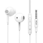 AURICOLARE STEREO C/MICR. TASTO RISP.JACK 3,5MM TC11WHI ROVI BIANCO