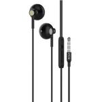 AURICOLARE STEREO C/MICR. TASTO RISP.JACK 3,5MM TC11WHI ROVI NERO