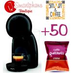 MACCHINA CAFFE' KRUPS PICCOLO XS KP1A3B10 NERO + 50 CAPSULE GALLIETLLI CREMA