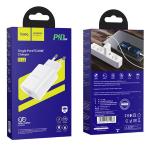 ALIMENTATORE RETE N14 SPEED CHARGE HOCO BIANCO