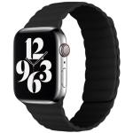 CINTURINO SILICONE MAGNETICO X APPLE WATCH 38/40/41MM M/L NERO