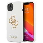 GUESS SILICON COVER WHITE X IPHONE 13