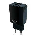 ALIMENTATORE RETE 1A 1XUSB ATX NERO