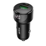 ALIMENTATORE DA AUTO ARTE USB-A USB-C PD+QC 20W CON DISPLAY