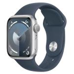 APPLE WATCH SERIE 9 41MM GPS SILVER AL STORM BLUE SB S/M