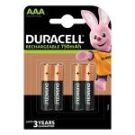 BATTERIE AAA MINISTILO RICARICABILI DURACELL (4PZ)